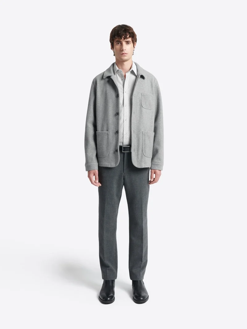 Chemise fantaisie en coton mélangé