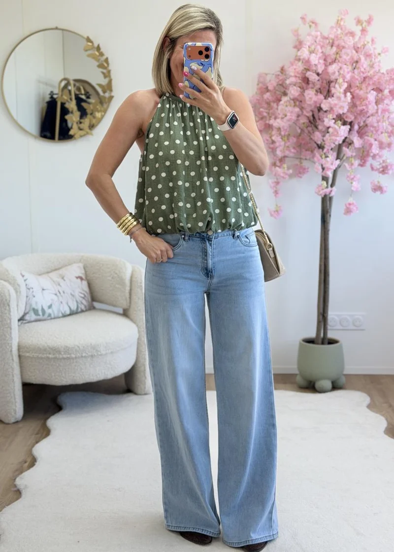 Blouse Liana kaki