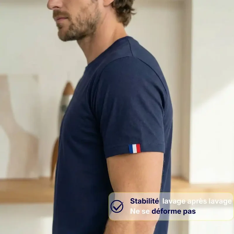 T-shirt Homme bleu | Le coq Français