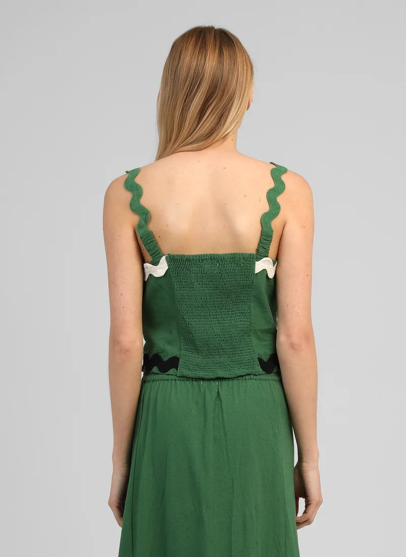 DEBARDEUR SOLINE vert