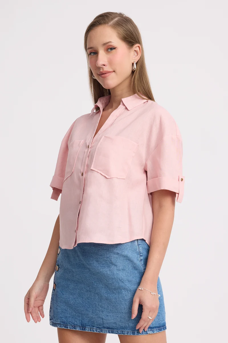 Starry|100% Cotton Short Sleeve Shirt