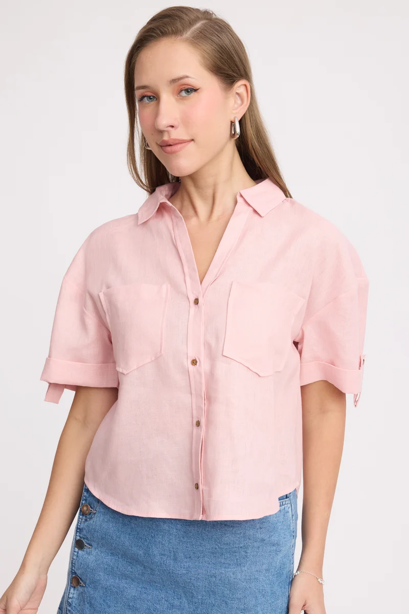 Starry|100% Cotton Short Sleeve Shirt