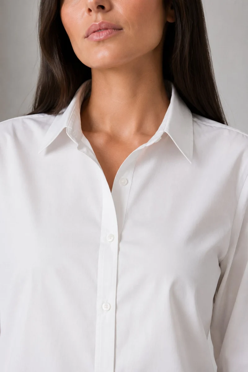 Bhati|100% Cotton Shirt With Sleeve Tape
