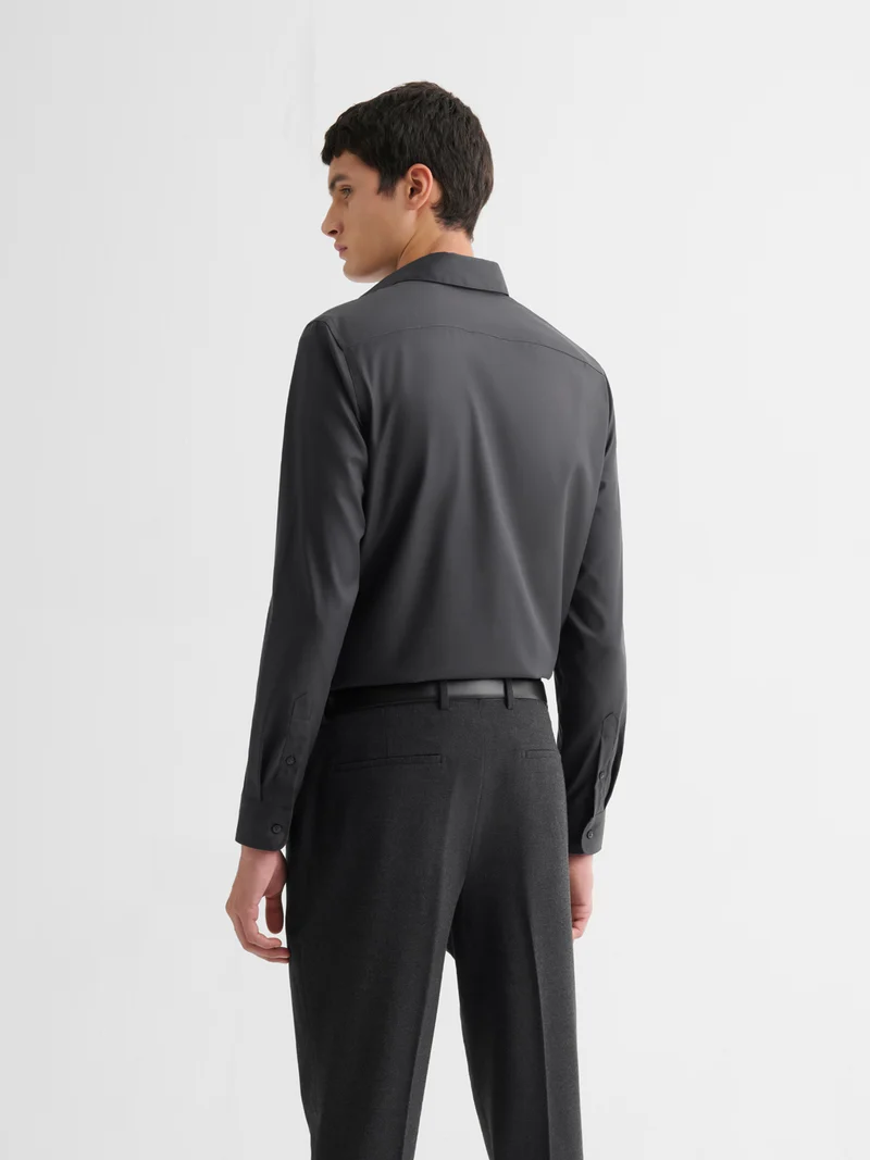 Chemise slim repassage facile