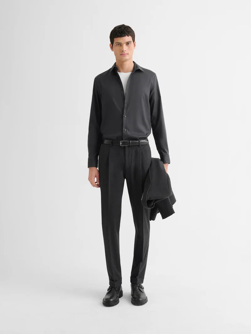 Chemise slim repassage facile