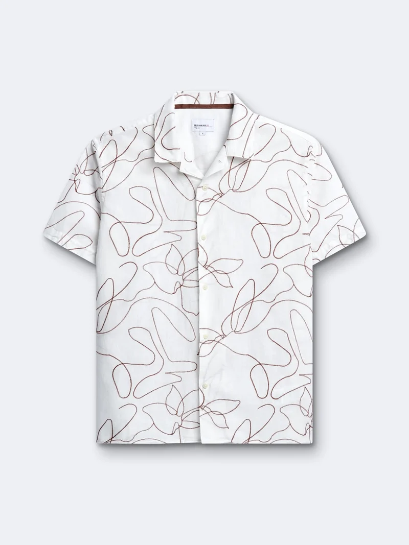 Chemise à manches courtes regular