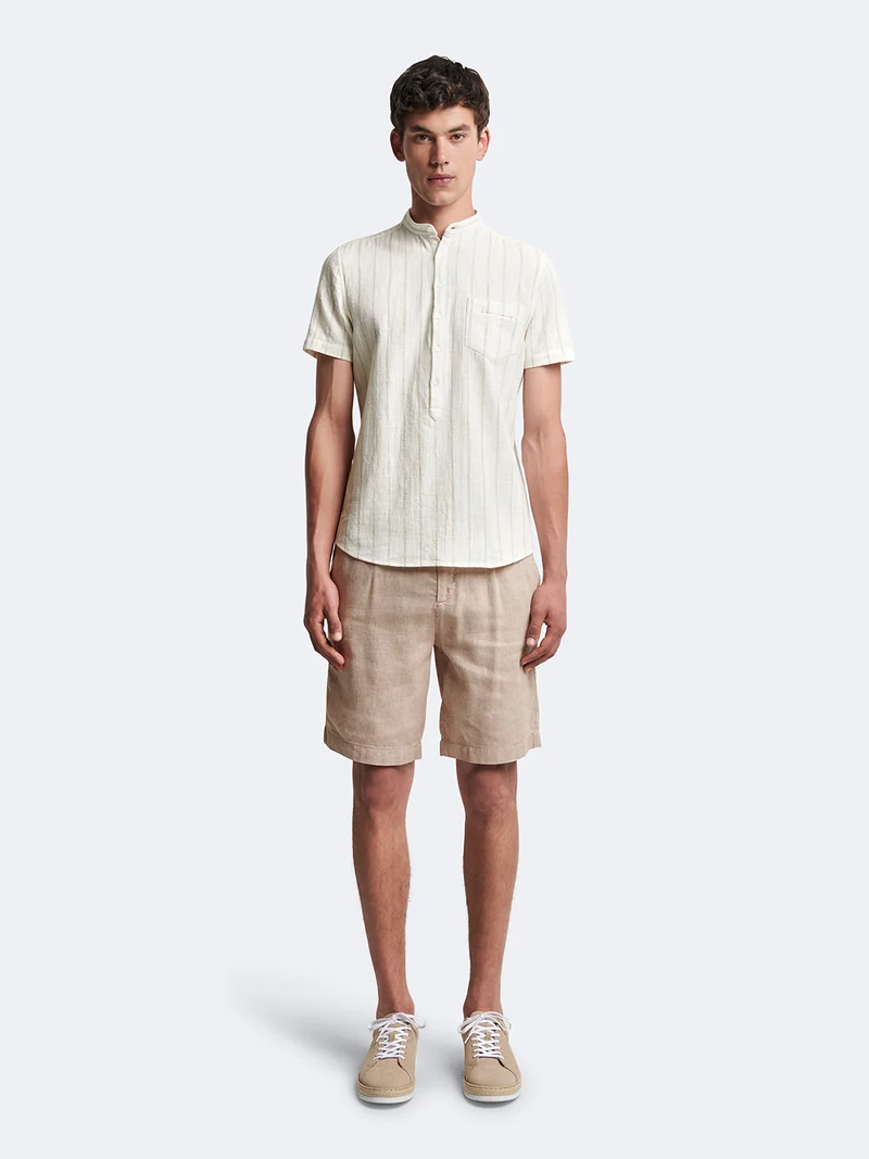 Chemise 100% coton rayée