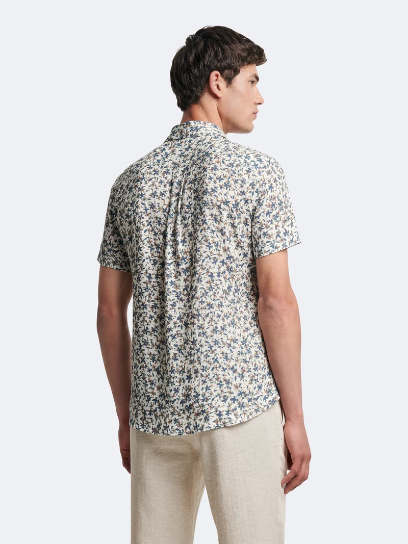 Chemise regular en coton mélangé