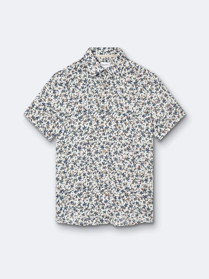 Chemise regular en coton mélangé