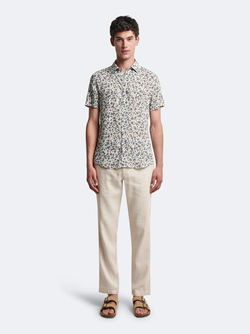 Chemise regular en coton mélangé