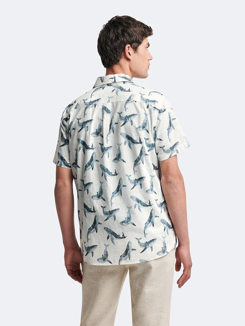 Chemise 100% coton animalier