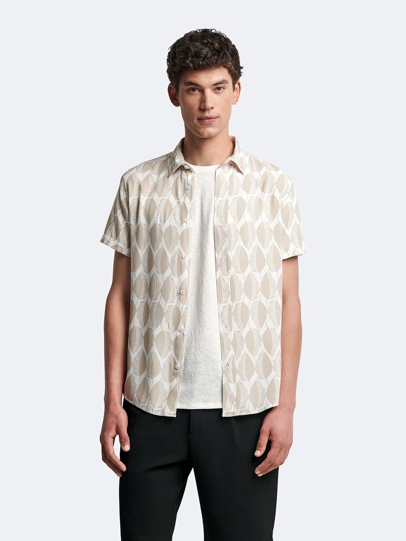 Chemise regular en viscose végétale