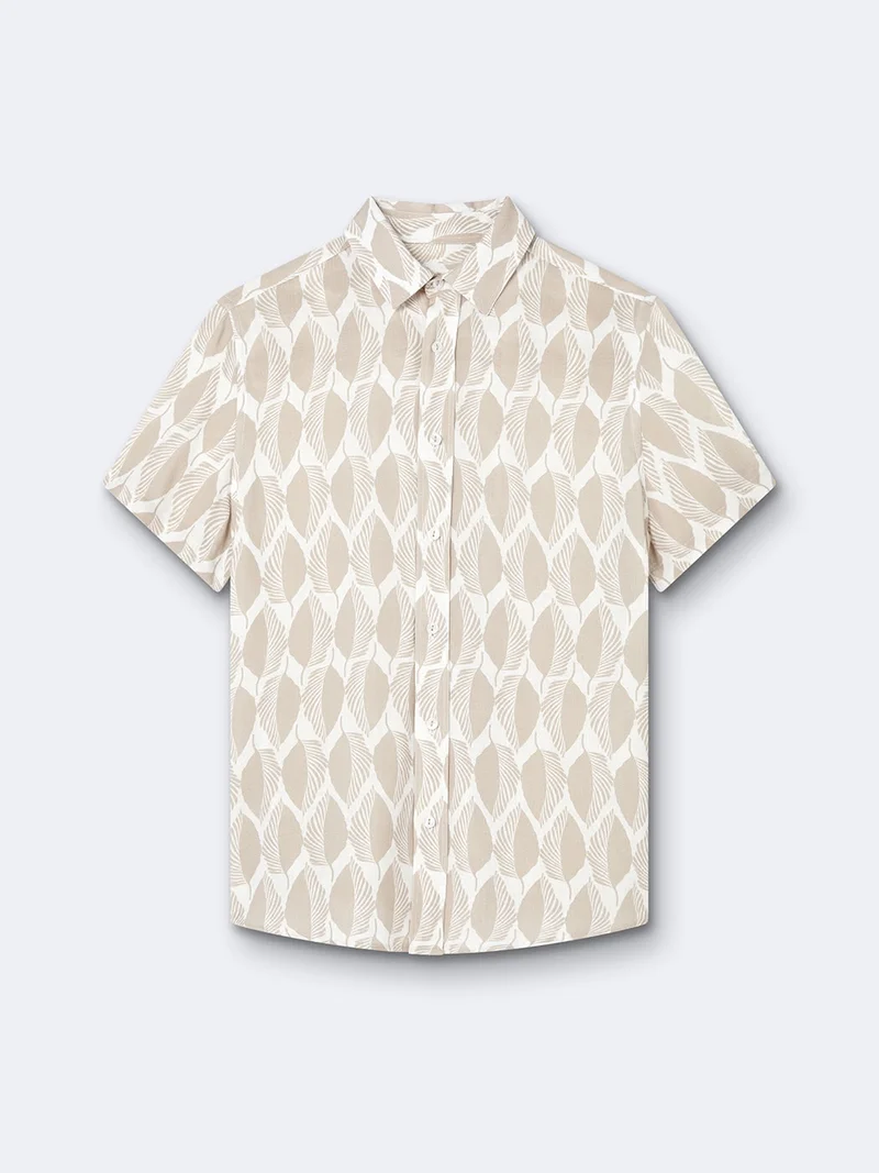 Chemise regular en viscose végétale