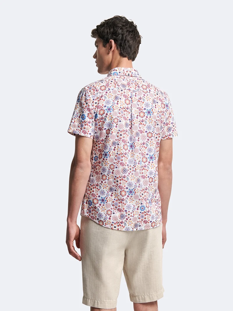 Chemise 100% coton fleurie