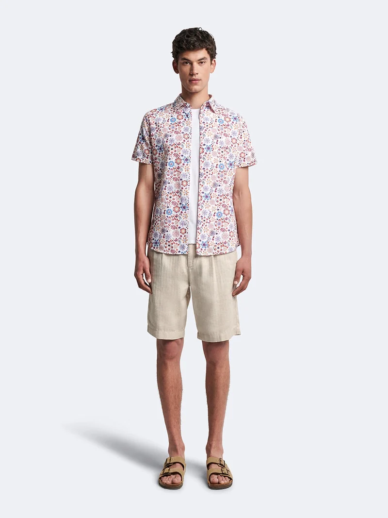 Chemise 100% coton fleurie