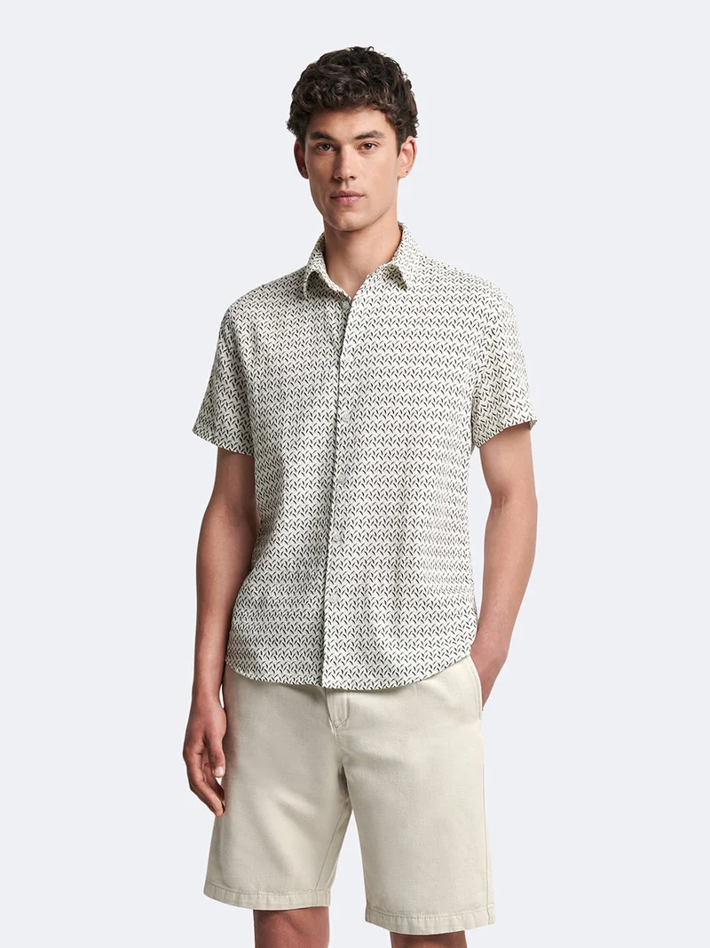 Chemise régular 100% coton végétale