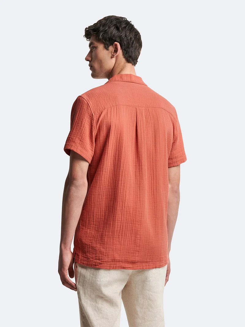 Chemise régular 100% gaze de coton
