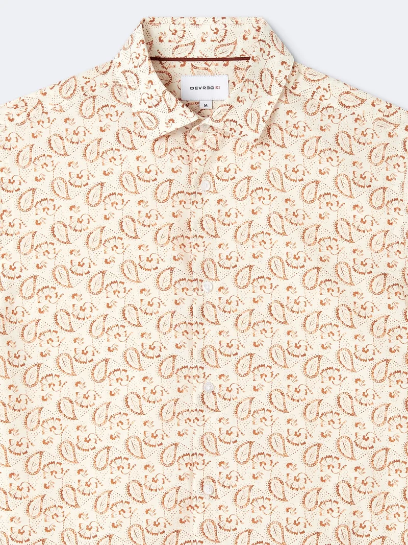 Chemise 100% coton fleurie