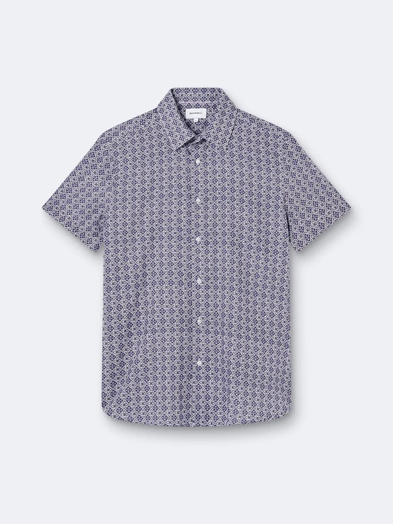 Chemise à manches courtes slim
