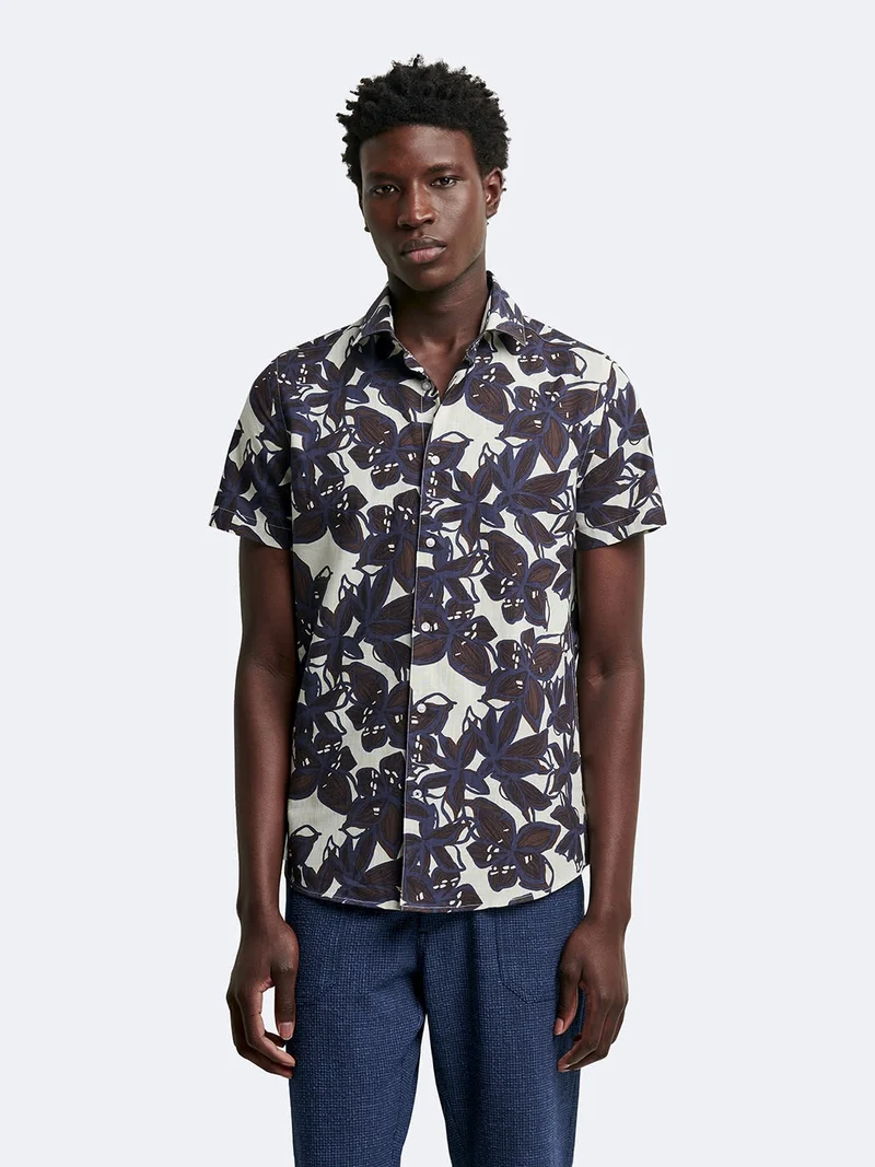 Chemise 100% coton fleurie