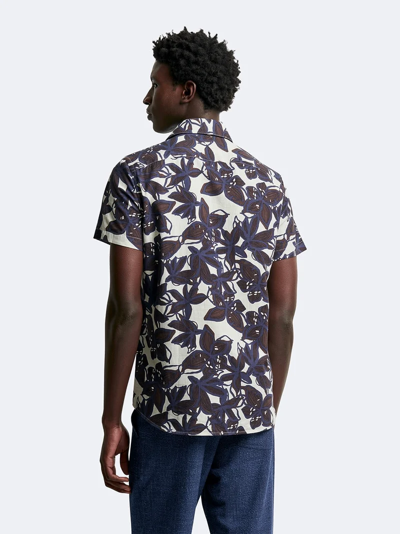 Chemise 100% coton fleurie