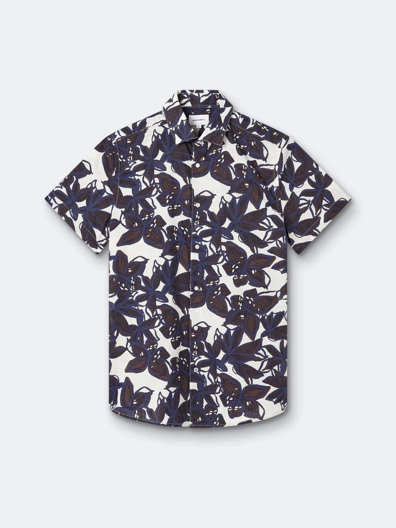 Chemise 100% coton fleurie