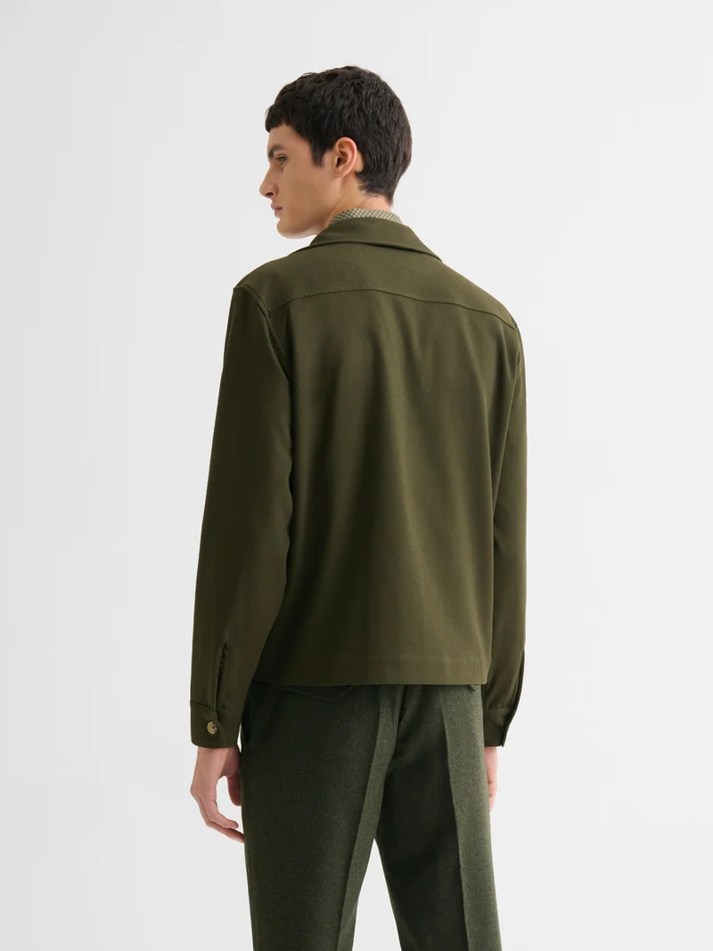 Surchemise regular zippée