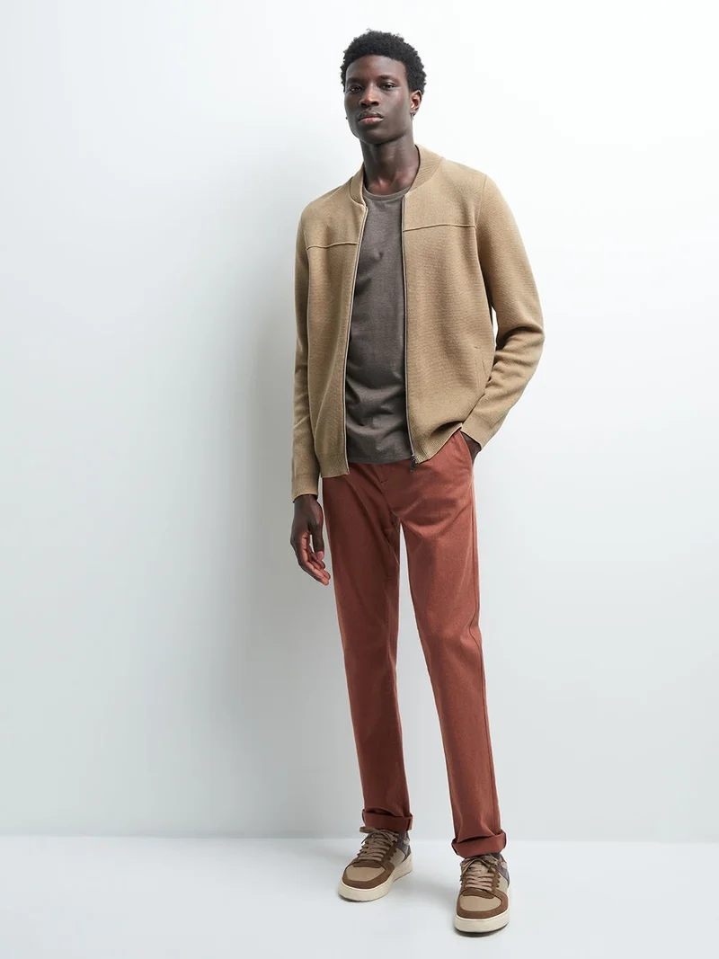 Cardigan zippé