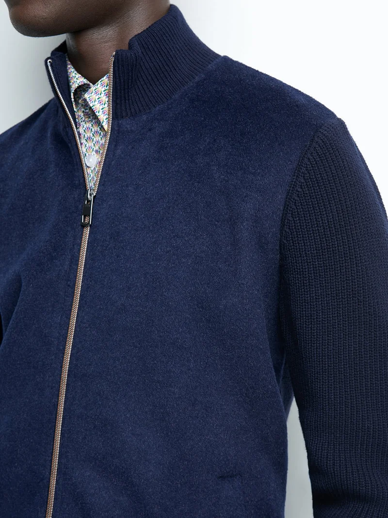 Cardigan zippé
