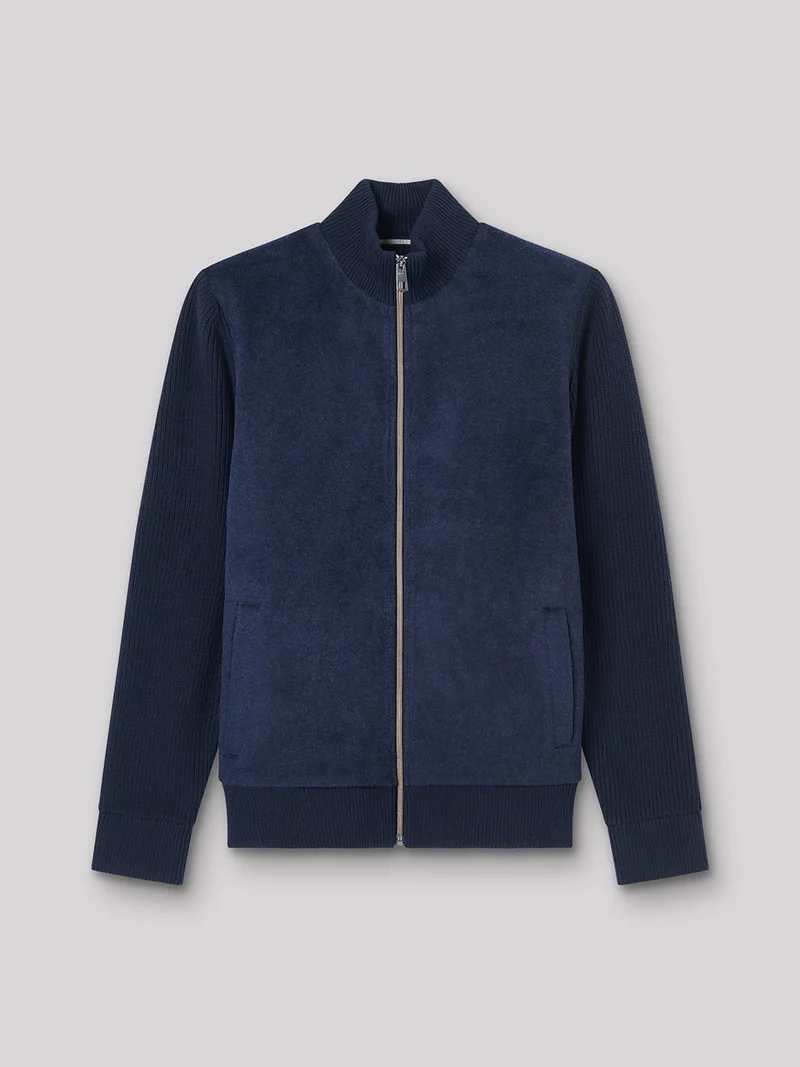 Cardigan zippé