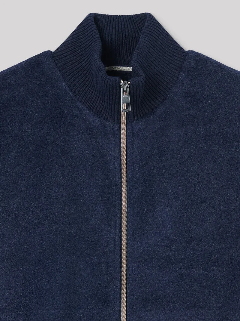 Cardigan zippé