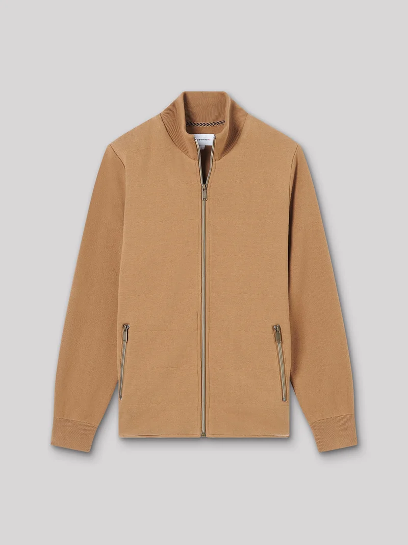Cardigan zippé