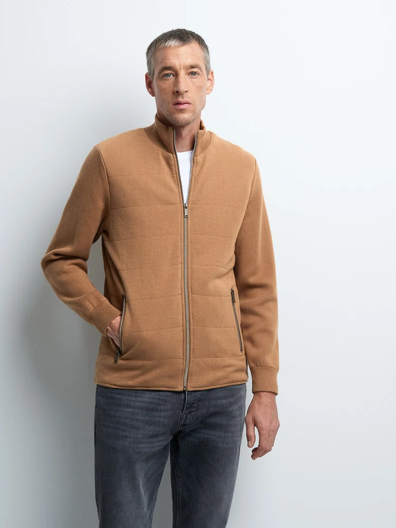 Cardigan zippé