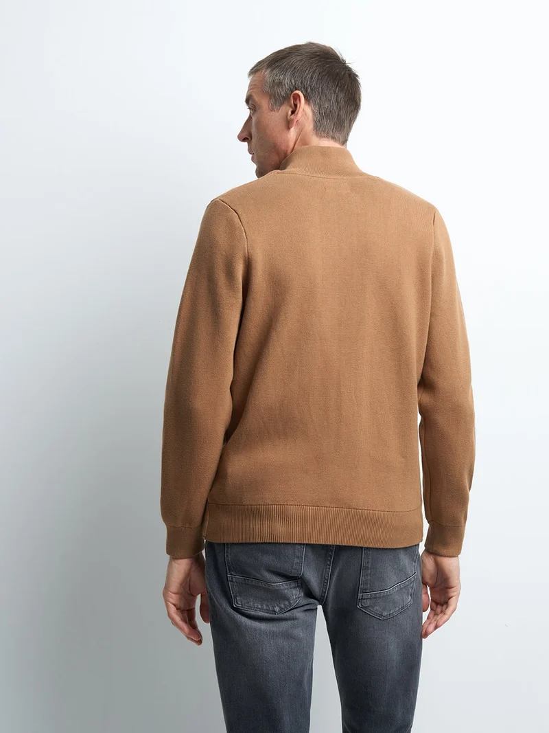 Cardigan zippé