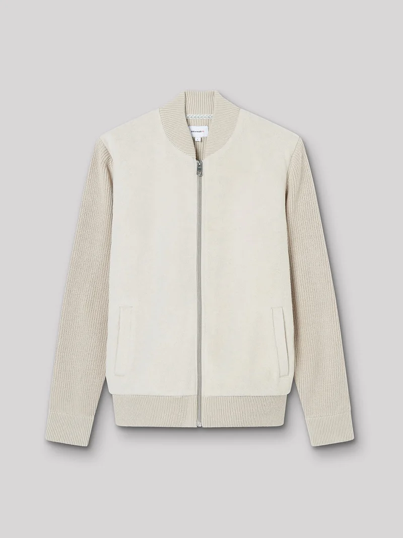 Cardigan zippé