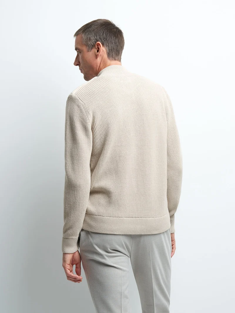 Cardigan zippé