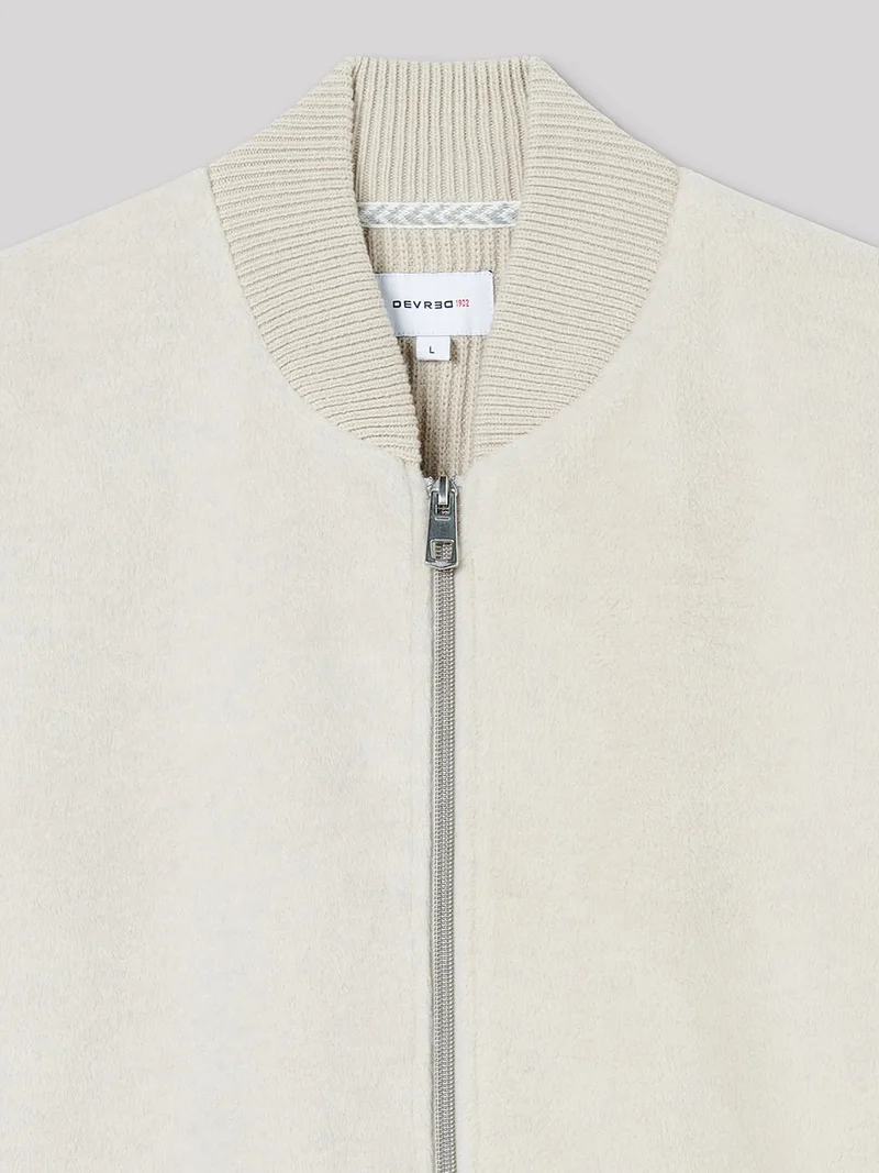 Cardigan zippé