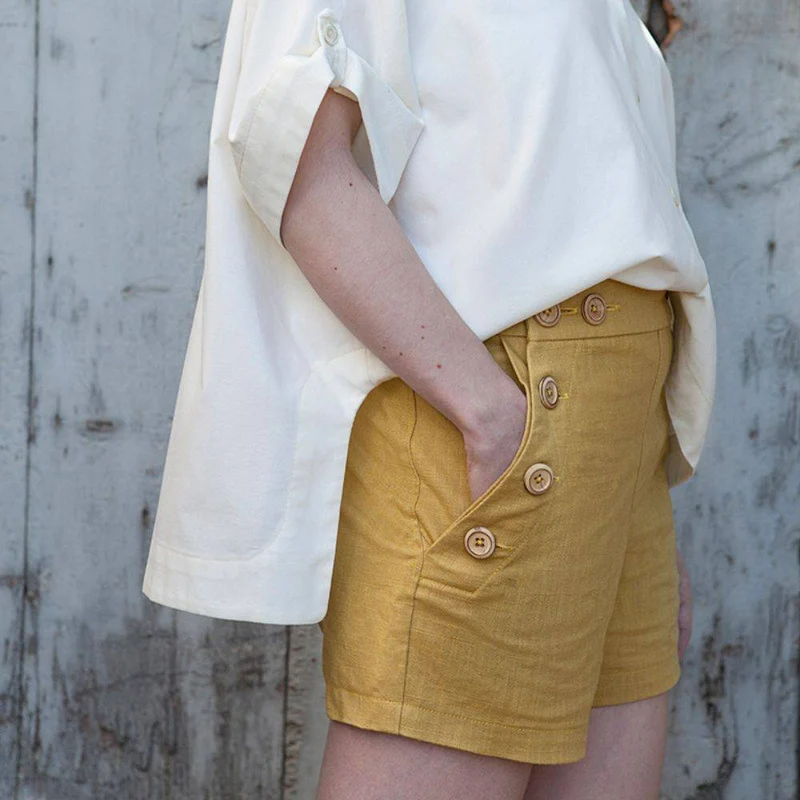 PATRON DE COUTURE PDF | Pantalon et short Romero | Pauline Alice | TRILINGUE (AN/FR/ES)
