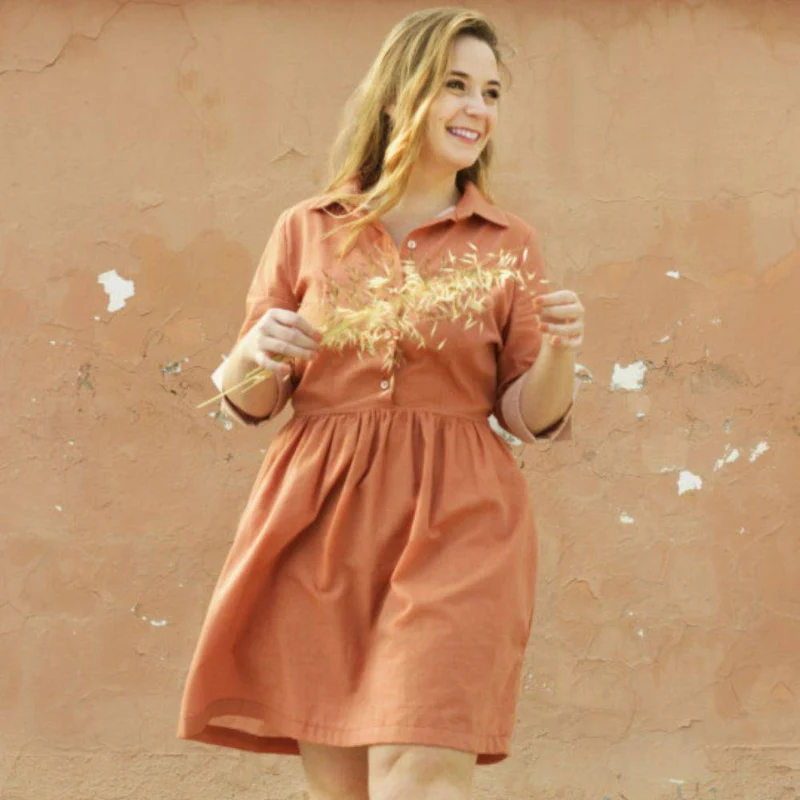 PATRON DE COUTURE PDF | Robe Camí | Pauline Alice | TRILINGUE (FR/EN/ES)