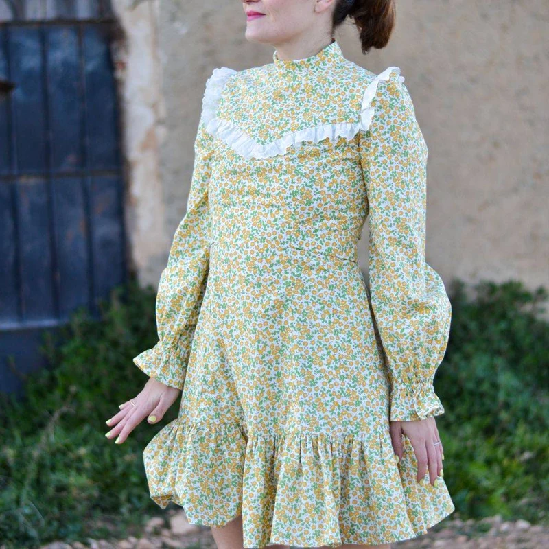 PATRON DE COUTURE PDF | Robe & Blouse Sorolla | Pauline Alice | TRILINGUE (FR/EN/ES)
