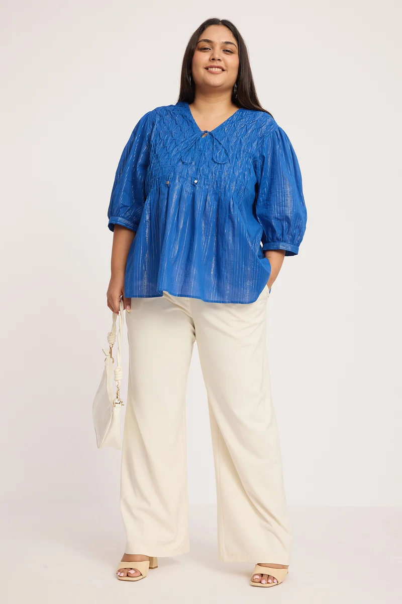 Kama|100% Cotton Contrast Stitch Shacket