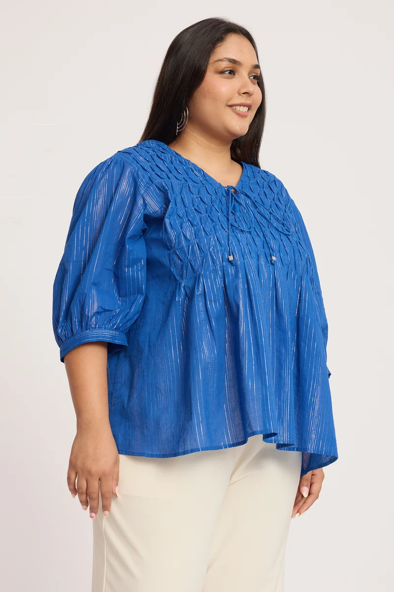 Kama|100% Cotton Contrast Stitch Shacket