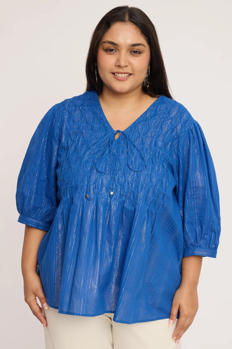 Kama|100% Cotton Contrast Stitch Shacket