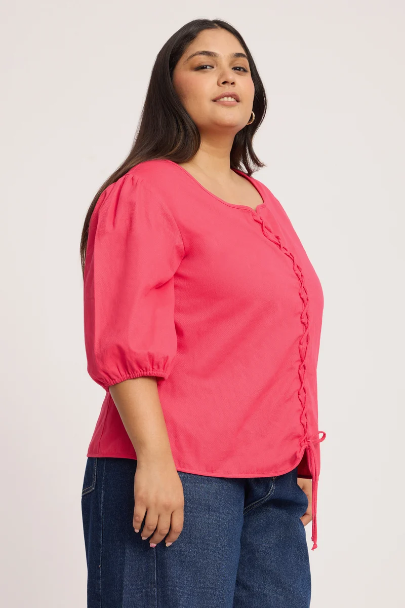 Sanaria|100% Cotton Corset Inspired Top