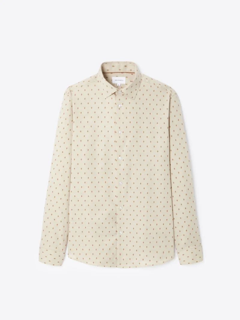 Chemise à pois 100% coton