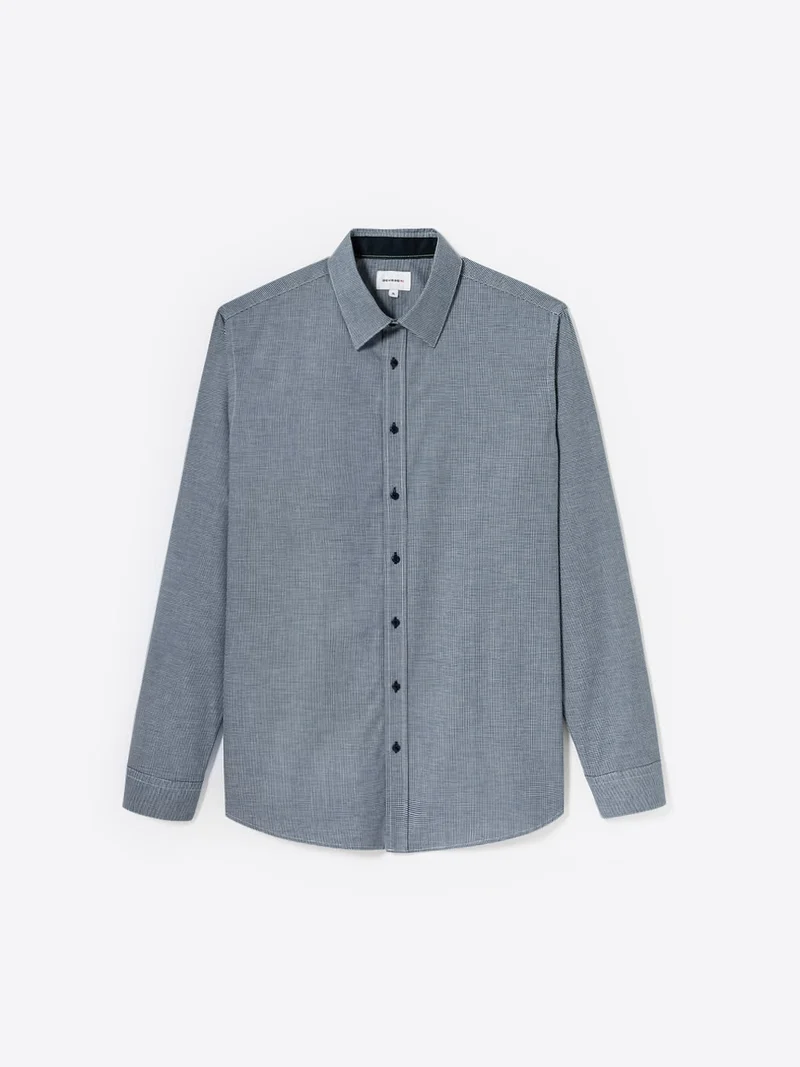 Chemise faux uni 100% coton