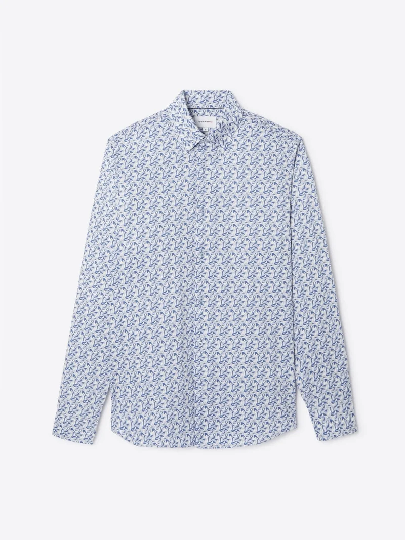 Chemise slim à motif