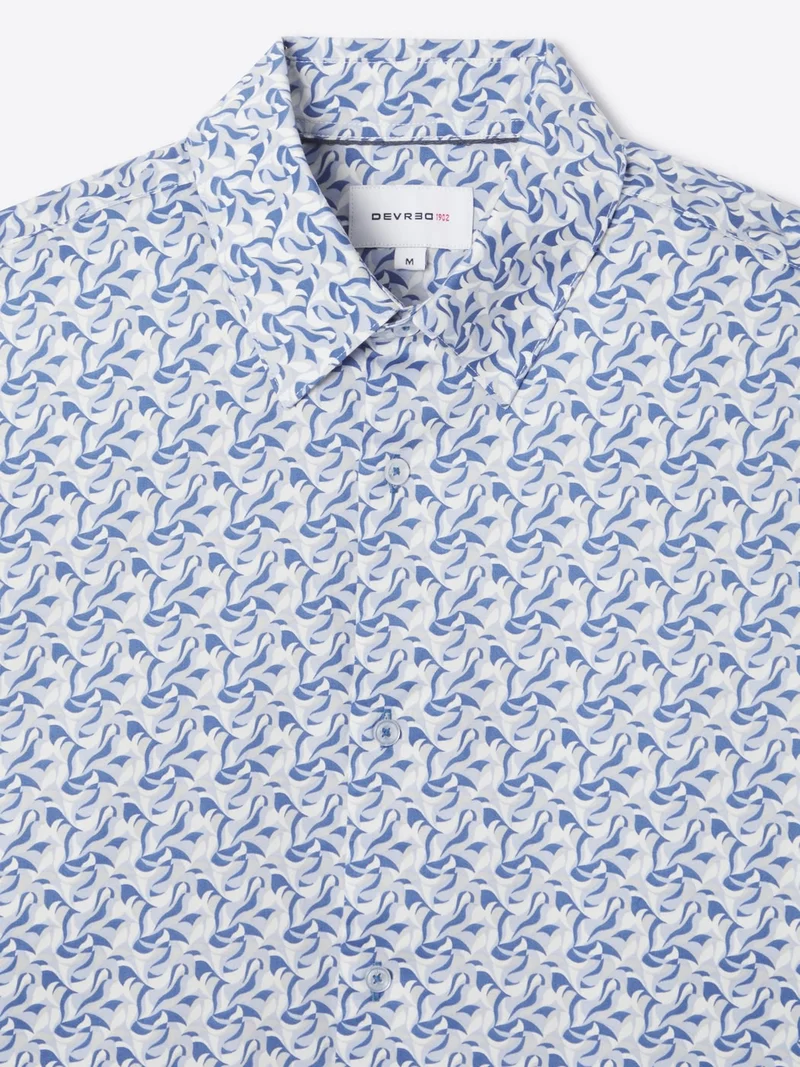 Chemise slim à motif