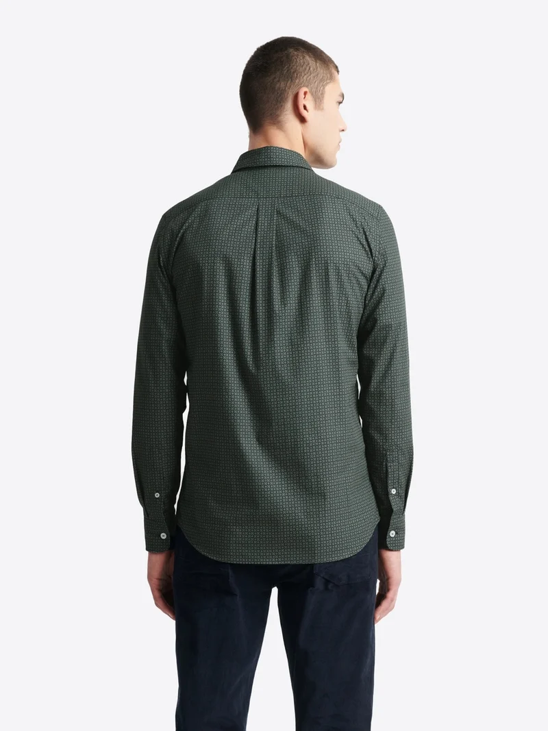 Chemise à motif en coton