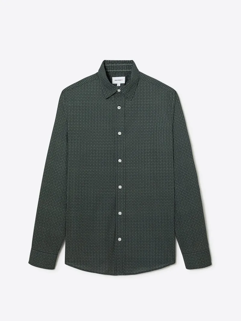 Chemise à motif en coton